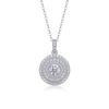 Collar Colgante de Cadena Larga Estilo Coreano En Stock Versátil Transfronterizo Simple Moda Plata S925 Moissanita Estilo Yis Verano para Mujeres