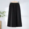 Calça de Verão Nova Estilo, Pantalona Fina para Mães, Calça Longa Elegante Emagrecedora, Modelagem Ampla para Meia-Idade e Idosos, Calça Casual Plus Size