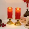 Velas Electrónicas LED Simuladas, Suministro Transfronterizo para Lámparas de Buda, Alimentadas por Batería, Populares en Medio Oriente, Luces de Vela Parpadeantes al por Mayor