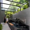 Habitación de Sol de Cristal Luz Especial Tira de Luz LED Balcón Garaje Techo Exterior Patio Luz de Techo Súper Brillante