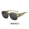 Nuevo juego de gafas TR gafas de sol de montura grande para hombre para conducir conductor verano gafas de sol para protección solar para mujer gafas de alta gama 581