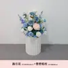 Ceremonia de Entrega de Coche Ventana Decoración de Boda Columna de Flores Arte Floral Tienda 4s Soporte de PVC de Bienvenida Columna de Papel Adornos de Decoración