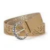 Cinturón Retro Calado, Cinturón Decorativo Casual de Estilo Étnico Antiguo, Cinturón de Jeans de Moda y Versátil de Gama Alta para Mujer