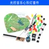 Chip de Música LED Controlado por Luz Kit de Luces de Colores en Forma de Corazón Placa de Circuito PCB en Forma de Corazón Tablero de Práctica Electrónica de Soldadura