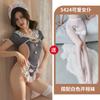 Nova lingerie sexy sexy paixão tentação desejo puro macacão com zíper na frente liberação gratuita traje de empregada peça única entrega