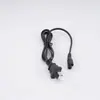 Cable de alimentación CC de dos clavijas estándar americano al por mayor cable de carga de dos orificios figura de ocho adaptador de 1.15 m cable de alimentación universal
