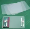 Tapete de Papelaria Transparente Fosco para Estudante, Tapete de Piquenique à Prova de Óleo, Tapete à Prova d'Água, Tábua de Escrita, Tapete de Gaveta, Tapete de Jantar, Tapete de Aprendizagem para Escrita