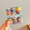 Coloridos pasadores de pelo de pulgar estilo coreano para niños y niñas, lindas diademas, dulces cordones para el pelo de niños, gomas elásticas de alta elasticidad, accesorios para el pelo
