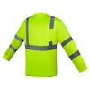 Camiseta reflectante de manga corta más vendida del fabricante, Ropa reflectante para personal de gestión de obras de construcción vial, Seguridad vial