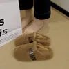 Chinelos Birkenstock Preguiçosos Versáteis de Luxo Retrô Femininos 2026 Outono/Inverno Novidade Chinelos Fechados com Sensação Relaxada para Uso Externo