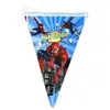 Banderines de Fiesta de Cumpleaños Temática Transfronteriza, Decoraciones para Fiestas Navideñas, Artículos para Fiestas, Decoraciones de Banderas