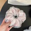 Gomita de Chifón Dulce y Suave para Mujer, Elegante Lazo para Cola de Caballo, Moderno Accesorio para Moño, Diadema Elástica