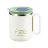 Vaso de agua para dormitorio estudiantil con tapa y cuchara 2023 nueva taza para niña de alta calidad lujo ligero taza de café de acero inoxidable