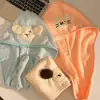 Gorro Secador de Pelo de Cachorro Lindo para Mujer, Absorbente y de Secado Rápido, Toalla de Pelo para Lavar el Cabello, Uso en Casa para Adultos, Gorro de Ducha de Felpa de Coral Engrosado