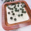 Pendientes de Plata S925 con Jade Hetian, Exquisitos Pendientes de Jade Verde Agua Clara, Estilo Simple y de Moda para Mujer