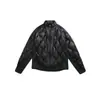 Rumeng ligera 90% plumón de pato blanco, nailon 10D resistente al agua tejido patchwork, chaqueta de plumón sin forro, abrigo de plumón unisex