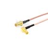 Cable RF RG316 conector SMA hembra acodado rosca exterior pin interior a conector SMA macho rosca exterior cable adaptador SMA-KK