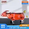 Doce Signos del Zodiaco Vidrio Artesanal de Alto Borosilicato Botella de Licor Adorno de Botella de Licor con Forma de Buey Botella de Licor con Forma de Buey para Licor