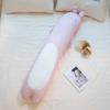 Almohada Larga de Seda Helada de Verano para Niñas para Dormir al Lado de la Cama con las Piernas Dobladas para que los Niños Duerman, Cojín Almohada Calmante, Extraíble y Lavable