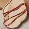 Cuerda de Collar de Cordón de Algodón para Colgantes de Jade, Nuevo Esquema de Color de Moda, Cuerda Ajustable para Colgar Colgantes de Jade