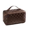 Bolsa de Cosméticos de Almohada a Cuadros Personalizada con Gran Capacidad y Buen Aspecto Bolsa de Almacenamiento de Cosméticos de Celebridad de Internet Bolsa de Aseo Portátil para Viaje