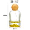 Botella Transparente de Perfume de Fondo Volcánico Espesado de 30ml 50ml 100ml Botella con Dispensador de Spray Cosmético