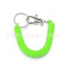 Cuerda de resorte de plástico para teléfono móvil de color caramelo, antipérdida, para hombre y mujer, pulsera, llavero, cadena colgante, color completo