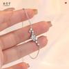 Pulsera de Plata Esterlina S925 Estrella Brillante para Mujer Verano Moda Elegante Diseño de Lujo Accesible Joyería Elegante Dulce y Exquisita