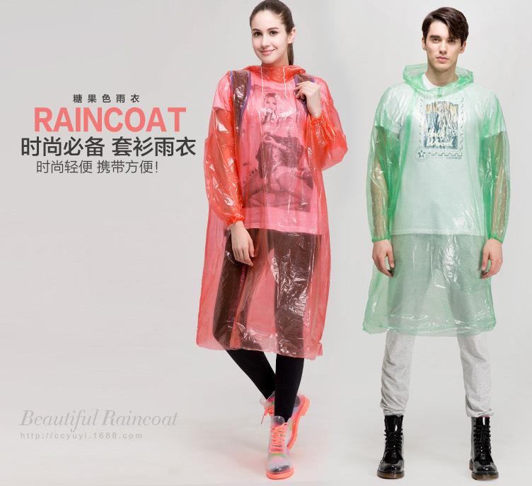 PE斗篷一次性雨衣_01