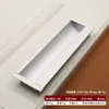 Manijas Empotradas Ocultas de Aleación de Zinc para Puertas Correderas, Puertas de Gabinete Cuadradas y Manijas Ocultas de Aluminio, Ventas Directas de Fábrica