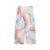 Conjunto de Pantalones Cortos con Tirantes Estampados para Mujer, Estilo Europeo y Americano, Verano 2026, Ceñidos a la Cintura, con Lazo 26231