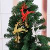 Decoraciones para Árbol de Navidad Colgante de Campana de Reno Navideño Colgante de Alce de Plástico Colgante de Campana Navideña Colgante Navideño
