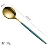 TEMU Cruzamento Fronteira Aço Inoxidável Português Colher de Mesa Garfo Faca Colher de Chá Colher para Beber Sopa Faca de Bife Conjunto de Talheres