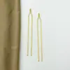 Horquilla Doble Recta en Forma de U de Alambre de Cobre DIY Estilo Antiguo Accesorio para el Cabello Hanfu Dinastía Ming Horquilla Electrochapada Horquilla con Envoltura de Flores