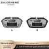 Aplicável à grade frontal de 17-20 anos do Audi A3, grade frontal de favo de mel preto brilhante A3 modificado para RS3, grade frontal com moldura prateada RS