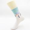 Calcetines navideños, calcetines festivos, calcetines de tubo de dibujos animados para mujer, calcetines transfronterizos, calcetines de regalo de Año Nuevo, calcetines rojos, fabricantes al por mayor