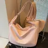 Bolsa Feminina Transfronteiriça Tendência Grande Capacidade 2026 Nova Primavera Versátil Casual Bolsa Transversal Couro Macio Bolsa de Ombro Formato Bolinho