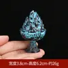 [Directo de fábrica] pequeño quemador de incienso Xiangyun quemador de aromaterapia creativo de aleación quemador de incienso de sonido de sacudida explosión horno Boshan adornos