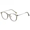 Nuevas Gafas Redondas con Filtro de Luz Azul para Mujer 8905 Montura de Gafas Tr90 Europea y Americana Montura Clásica Moderna de Marco Pequeño Montura para Gafas de Miopía