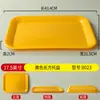 Bandeja de plástico rectangular estilo europeo para tazas de agua bandeja de té vajilla de melamina bandeja para comida rápida plato para pan pastel fruta