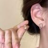 Exquisitos pendientes de circonita de nicho de Corea del Sur para mujer 2023, nuevos pendientes de estilo occidental, ligeros, de lujo, de alta calidad, versátiles y atractivos.