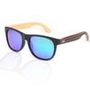 Nueva tendencia de moda color imitación madera lana bambú pies gafas de sol para exteriores gafas de sol lentes polarizadas