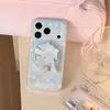 Funda para Teléfono Móvil Cute Cartoon Umbrella Jade Dog Stand Apple 17Promax Adecuada para 16Pro Magnética de Doble Capa 15P
