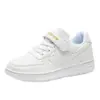 Sapatos Infantis de Comércio Exterior Novos para Primavera e Outono de 2026, Tênis Brancos para Crianças, Sapatos para Meninos, Tênis Esportivos Brancos para Meninas Estudantes