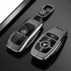 Adequado para Capa de Chave Mercedes-Benz C200L A180/E300L/Glc260/Gla/Glb Bolsa para Carro Classe S Fivela V Concha Gle