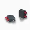 Portalamparas LED A694B/2SUR/S530-A3 de dos bandas rojas, diámetro 3 mm, DIP-4-2.54 mm