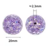 Lantejoulas de Diamante Coloridas 20mm Resina Colorida Pequenos Acessórios Contas Soltas Acessórios para Joias Artesanais DIY Miçangas