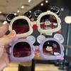 Novos Óculos de Sol Infantis com Formato de Urso Fluido para Meninos e Meninas Óculos de Sol de Urso Cartoon Fofos Óculos de Sol para Bebê
