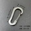 Em Estoque Chaveiro de Aço Inoxidável 304 Fivela de Cintura Masculina Chaveiro de Carro Fivela de Escalada ao Ar Livre Pingente Clipe para Garrafa de Água