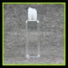 Qianqiu tapa botella transparente 100ml botella de loción de agua botella cuadrada para desinfectante de manos botella pequeña para detergente de ropa 100ml botella secundaria de rocío puro